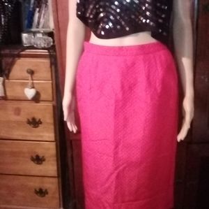 VALENTINO RED LUXURY SKIRT.